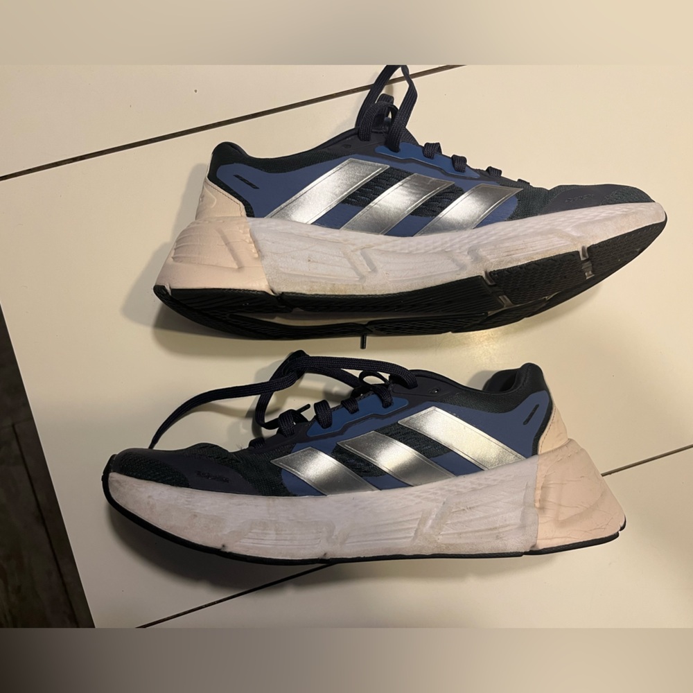 Adidas Questar 2 IF2241 Womens Sz 9 Blue Low Athletic Running Gym Sneakers Shoes
